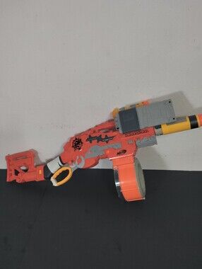 Nerf Scravenger Zombie Strike + Drum + Zombie Clip (Tested)